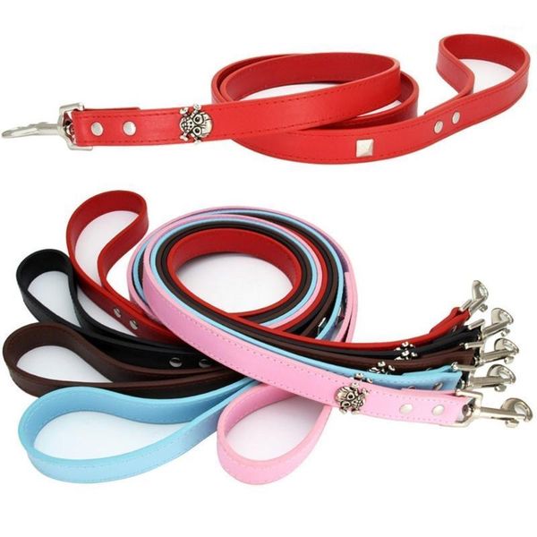 5 color dog leash leather lead pet dog puppy walking running leashes training rope belt for small medium dogs pet supplies s/m1
5 color dog leash leather lead pet dog puppy walking running leashes training rope belt for small medium dogs pet supplies s/m1
