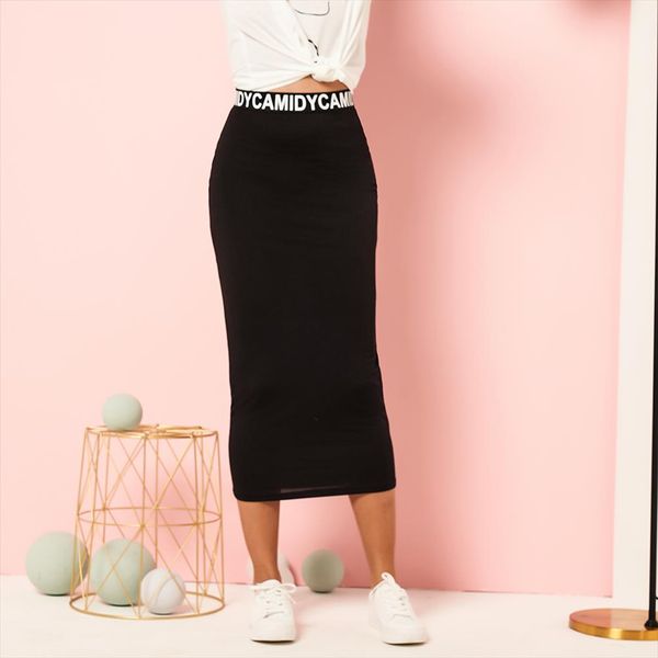bodycon skirt women stretchable skirt solid mid calf slim pencil skirts for women female knit, Black
bodycon skirt women stretchable skirt solid mid calf slim pencil skirts for women female knit, Black