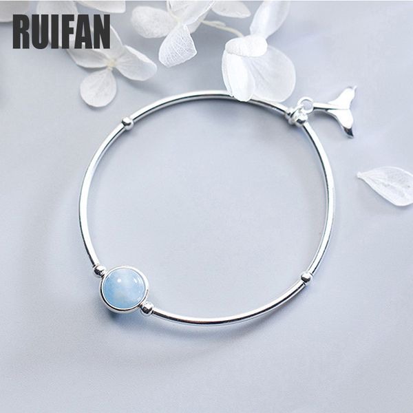 ruifan fishtail sky blue natural aquamarine bracelete prata 925 bracelets for women ladies fine jewelry accessories ybr108 200925, Black
ruifan fishtail sky blue natural aquamarine bracelete prata 925 bracelets for women ladies fine jewelry accessories ybr108 200925, Black