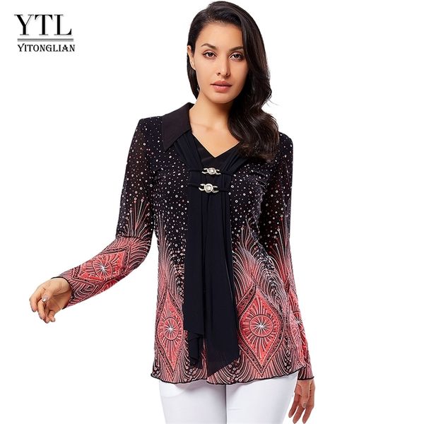 ytl turn down collar ladies plus size shirt flare sleeve print blouses women big sizes winter diamonds brooch vintage h033 y200402, White
ytl turn down collar ladies plus size shirt flare sleeve print blouses women big sizes winter diamonds brooch vintage h033 y200402, White