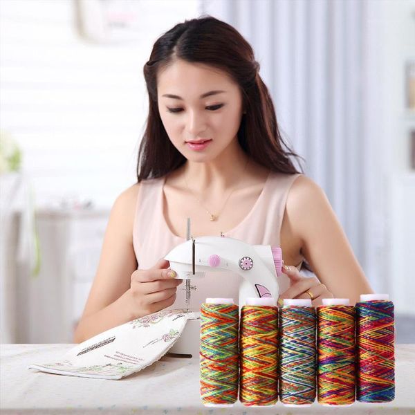 5pcs/bag sewing thread hand quilting embroidery rainbow color sewing thread home diy accessories supplies gifts1, Black;white
5pcs/bag sewing thread hand quilting embroidery rainbow color sewing thread home diy accessories supplies gifts1, Black;white