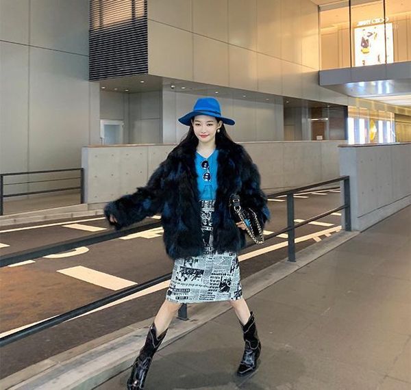 new women's real natural fur coat fashion loose style warm winter waistcoats custom big size1, Black
new women's real natural fur coat fashion loose style warm winter waistcoats custom big size1, Black