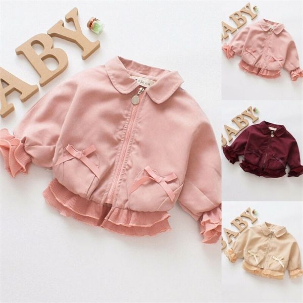 brand new baby jacket infant solid ruffles girl autumn winter outerwear zipper coats jackets cotton bow autumn winter warm 2019 1029, Blue;gray
brand new baby jacket infant solid ruffles girl autumn winter outerwear zipper coats jackets cotton bow autumn winter warm 2019 1029, Blue;gray