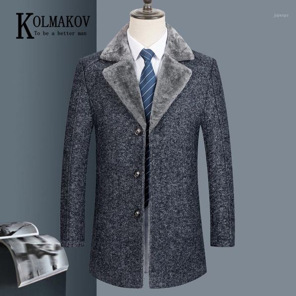 men's wool & blends kolmakov men's winter coat add and cotton to heavy woolen overcoat business casual medium long solid color jac, Black
men's wool & blends kolmakov men's winter coat add and cotton to heavy woolen overcoat business casual medium long solid color jac, Black
