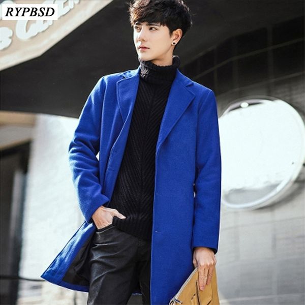 8 colors new 2020 mens woolen coat korean fashion winter coat long wool jacket cashmere single breasted men overcoat lj201106, Black
8 colors new 2020 mens woolen coat korean fashion winter coat long wool jacket cashmere single breasted men overcoat lj201106, Black