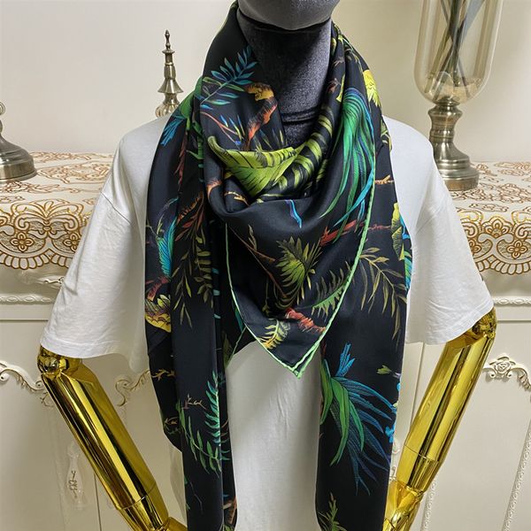 new style women's square scarf scarves good quality 100% twill silk material black color pint bird flowers pattern size 130cm - 130cm, Blue;gray
new style women's square scarf scarves good quality 100% twill silk material black color pint bird flowers pattern size 130cm - 130cm, Blue;gray