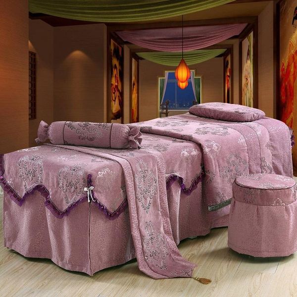 4/5/6/7pcs one set chenille beauty salon bedspread embroidery ruffles bed skirt duvet cover for beauty parlor 70*190cm purple
4/5/6/7pcs one set chenille beauty salon bedspread embroidery ruffles bed skirt duvet cover for beauty parlor 70*190cm purple