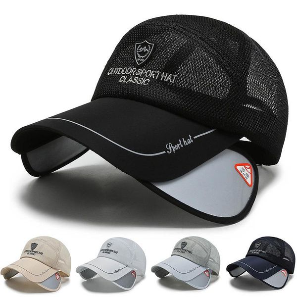 Unisex Baseball Cap Breathable Mesh Fashion Men's Cap Outdoor Sports Mountaineering Travel Cycling Stretch Sun Hat, Blue;gray
Unisex Baseball Cap Breathable Mesh Fashion Men's Cap Outdoor Sports Mountaineering Travel Cycling Stretch Sun Hat, Blue;gray