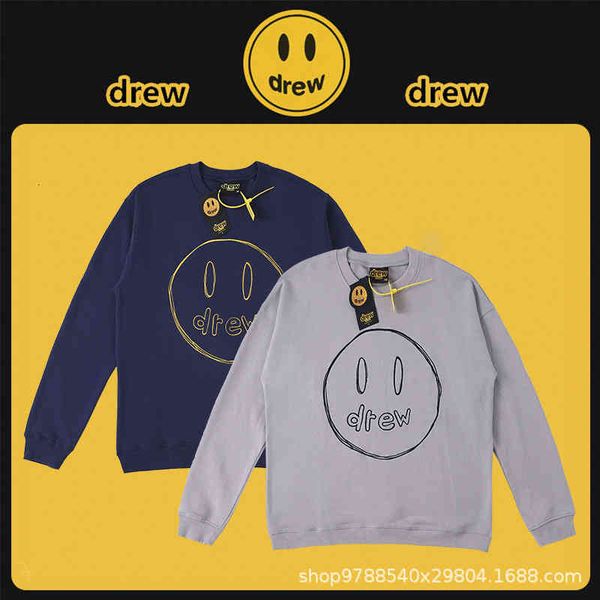 men's hoodies & sweatshirts drew smiling face house bieber's same loose embroidered round neck sweater for men and women dwl7, Black
men's hoodies & sweatshirts drew smiling face house bieber's same loose embroidered round neck sweater for men and women dwl7, Black