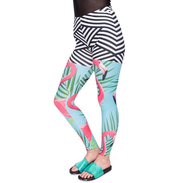 новое прибытие женщины legging flamingo пальмовых листьев печати поножи тонкий cozy высокой талией женщина pants перевозка груза падения, Black
новое прибытие женщины legging flamingo пальмовых листьев печати поножи тонкий cozy высокой талией женщина pants перевозка груза падения, Black