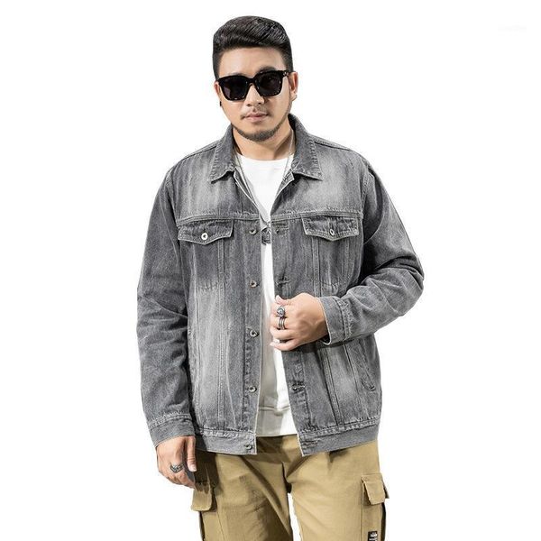 denim jacket men's 2020 autumn large size men's denim jacket loose short black more size xl-6xl1, Black;brown
denim jacket men's 2020 autumn large size men's denim jacket loose short black more size xl-6xl1, Black;brown