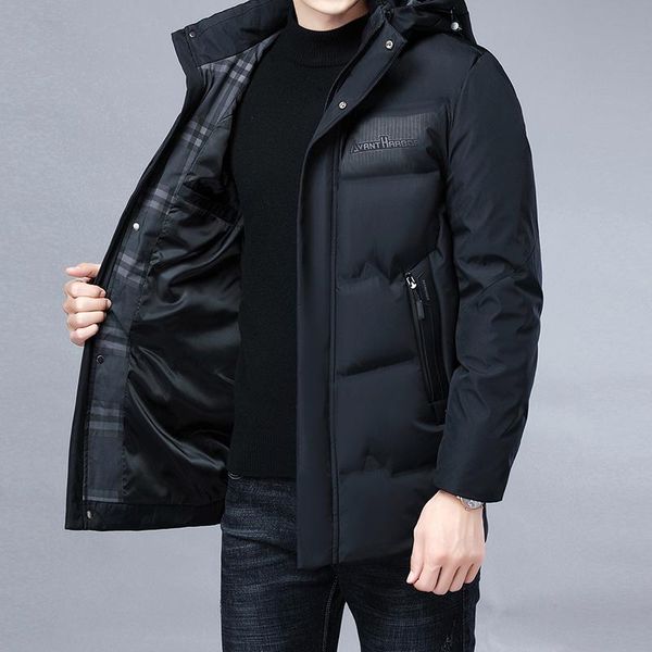 top grade 2020 зима новый бренд повседневная мода длинные parka mens 90% белая утка вниз куртка puffer пальто ветровка мужская одежда, Black
top grade 2020 зима новый бренд повседневная мода длинные parka mens 90% белая утка вниз куртка puffer пальто ветровка мужская одежда, Black