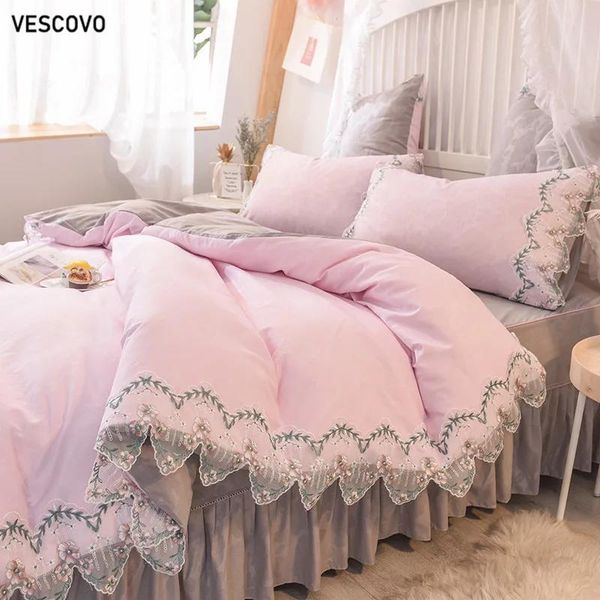 bedding sets vescovo 100% cotton lace bed cover set linen princess sheet fitted skirt
bedding sets vescovo 100% cotton lace bed cover set linen princess sheet fitted skirt