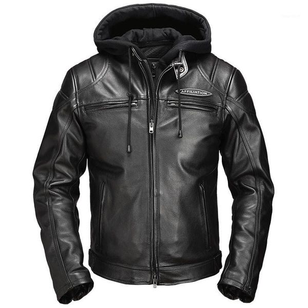 2020 black men hood american motorcycle leather jacket plus size xxxxl genuine thick cowhide slim fit leather coat
2020 black men hood american motorcycle leather jacket plus size xxxxl genuine thick cowhide slim fit leather coat