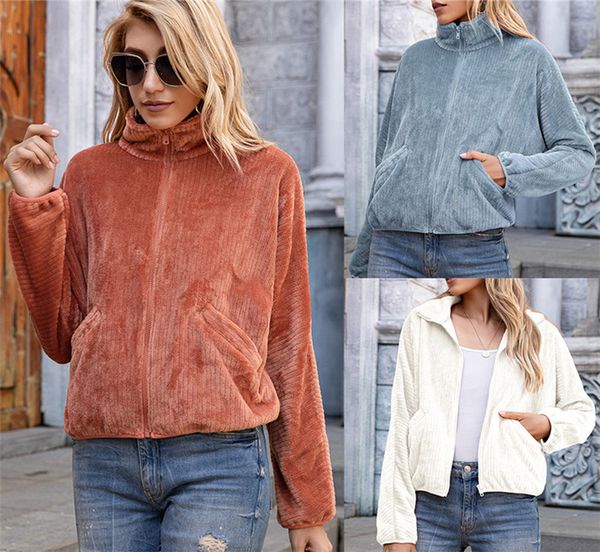 loose fashion casual women clothing autumn winter solid color cadigan zipper hoodies sweatshirts lapel neck, Black
loose fashion casual women clothing autumn winter solid color cadigan zipper hoodies sweatshirts lapel neck, Black