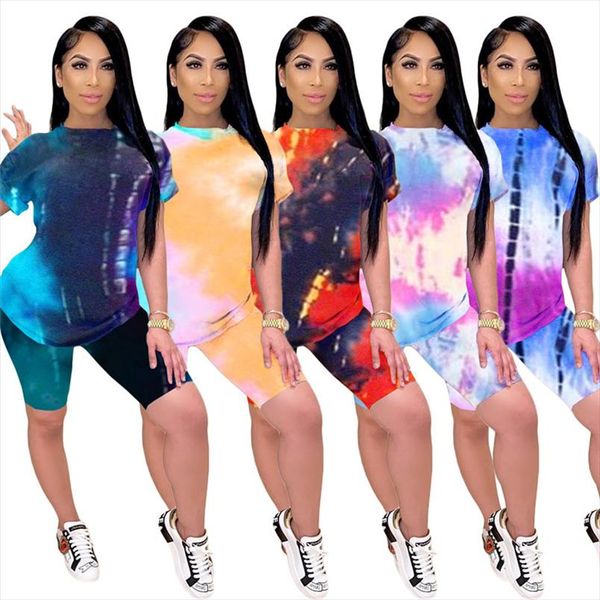 women fitness two pieces set tie dye print o neck t shirts leggings shorts pants 2020 fashion streetwear casual tracksuits, Gray
women fitness two pieces set tie dye print o neck t shirts leggings shorts pants 2020 fashion streetwear casual tracksuits, Gray