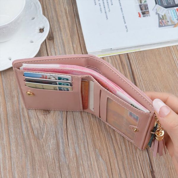 2020 women wallets with zipper pink phone pocket purse card holder patchwork women long wallet lady tassel short coin purse, Red;black
2020 women wallets with zipper pink phone pocket purse card holder patchwork women long wallet lady tassel short coin purse, Red;black