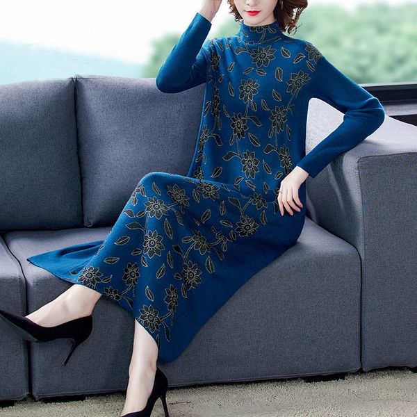 2021 autumn 3xl plus size women bodycon blue turtleneck long wool sweate winter casual vintage elegant warm knited sweater dress, White;black
2021 autumn 3xl plus size women bodycon blue turtleneck long wool sweate winter casual vintage elegant warm knited sweater dress, White;black