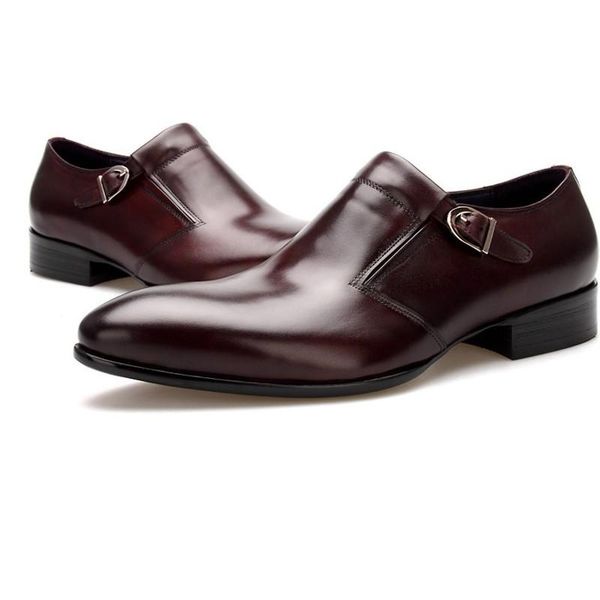 dress shoes brand 100% real leather men england style double monk buckle straps wedding brogues sapato retro platform plus size, Black
dress shoes brand 100% real leather men england style double monk buckle straps wedding brogues sapato retro platform plus size, Black