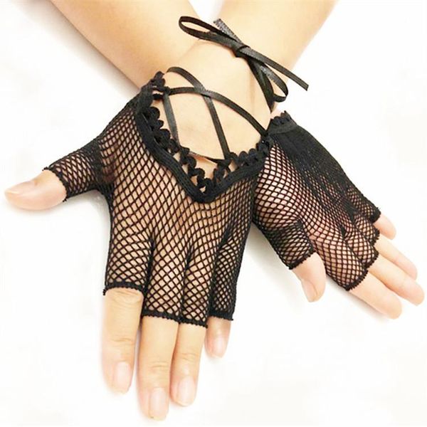 explosive european and american ribbon cross-cut fishnet half-finger gloves for ladies party prom fun gloves, Blue;gray
explosive european and american ribbon cross-cut fishnet half-finger gloves for ladies party prom fun gloves, Blue;gray