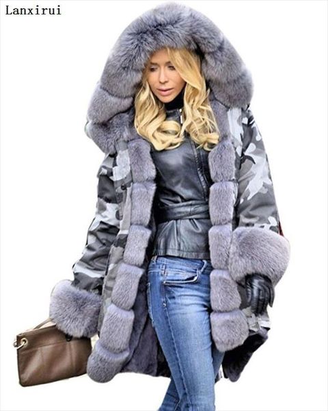 camouflage winter jacket women outwear parka fur collar lady coat plus size slim fit warm long coat fashion winter clothes women, Black
camouflage winter jacket women outwear parka fur collar lady coat plus size slim fit warm long coat fashion winter clothes women, Black