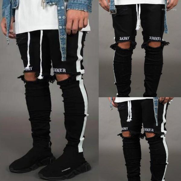 stylish stretch ripped jeans men 2020 brand new mens print big hole skinny pants casual slim fit designer hip hop denim trousers1, Blue
stylish stretch ripped jeans men 2020 brand new mens print big hole skinny pants casual slim fit designer hip hop denim trousers1, Blue