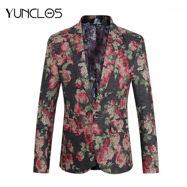 yunclos 2018 floral printed men's suit blazer single buttons party suit jackets casual men wedding party slim fit blazer1, White;black
yunclos 2018 floral printed men's suit blazer single buttons party suit jackets casual men wedding party slim fit blazer1, White;black