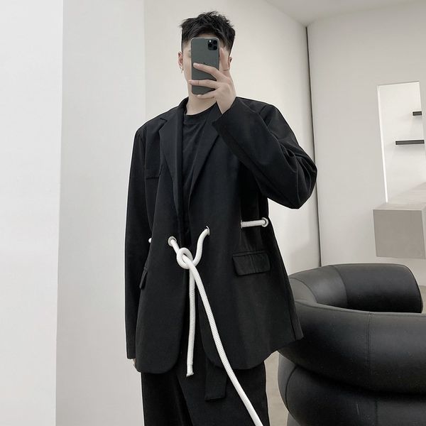 2020 japanese men vintage streetwear wear suit blazers man jacket outerwear stage uny7, White;black
2020 japanese men vintage streetwear wear suit blazers man jacket outerwear stage uny7, White;black