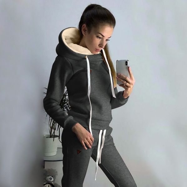 fashion women casual solid hooded long sleeve sport +long pants set gym clothing fitness long sleeve tracksuit active wear, White;black
fashion women casual solid hooded long sleeve sport +long pants set gym clothing fitness long sleeve tracksuit active wear, White;black