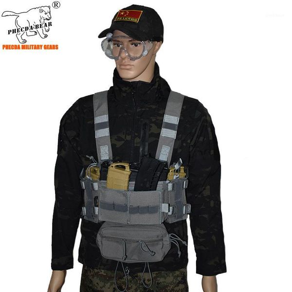 3 tactical chest rig with ammo pouches 5.56 magazine tactical combat vest chest rig cordura nylon vest army1, Camo;black
3 tactical chest rig with ammo pouches 5.56 magazine tactical combat vest chest rig cordura nylon vest army1, Camo;black