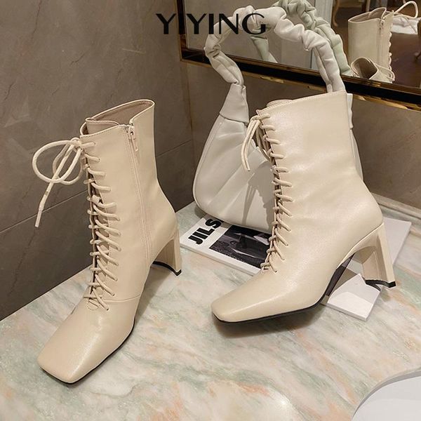 2020 new soft pu leather women ankle boots fashion cross lace-up zip square heels ladies party shoes for women, Black
2020 new soft pu leather women ankle boots fashion cross lace-up zip square heels ladies party shoes for women, Black