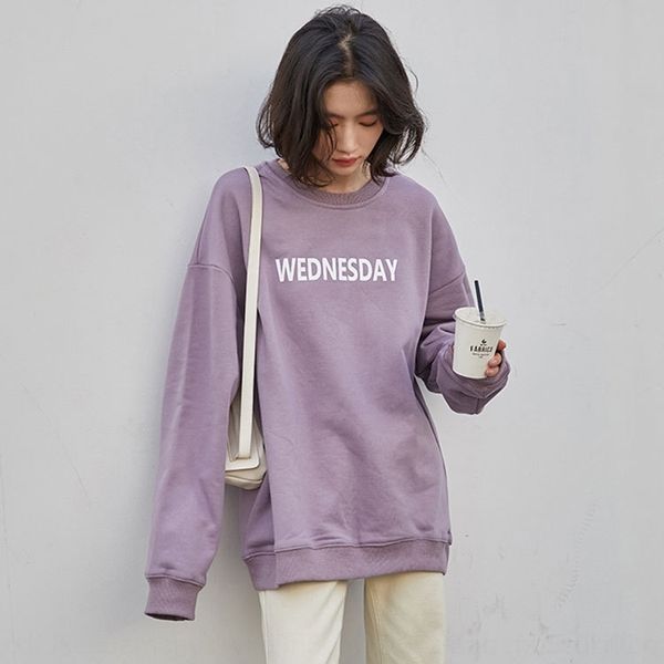 ksttv lazy style letter women's sweatersweater sweater long sleeve 2020 autumn round neck ins cec korean student round neck loose sty, Black
ksttv lazy style letter women's sweatersweater sweater long sleeve 2020 autumn round neck ins cec korean student round neck loose sty, Black