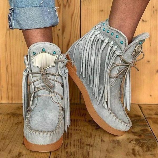 2020 winter new women's boots fashion comfortable casual boots warm flat fringed lace-up ankle 34-43 botas de mujer d1573, Black
2020 winter new women's boots fashion comfortable casual boots warm flat fringed lace-up ankle 34-43 botas de mujer d1573, Black