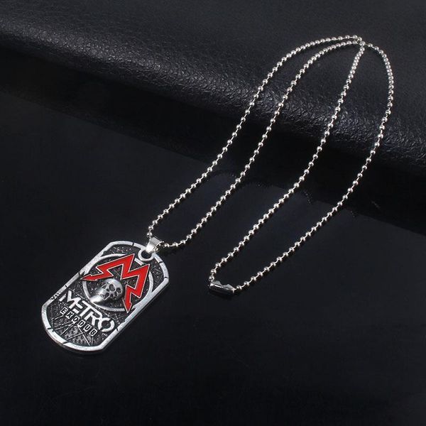 game metro exodus 2033 necklace retro dog tag skull pendants necklace choker women men gifts jewelry bbyclj bdehome, Bronze;silver
game metro exodus 2033 necklace retro dog tag skull pendants necklace choker women men gifts jewelry bbyclj bdehome, Bronze;silver