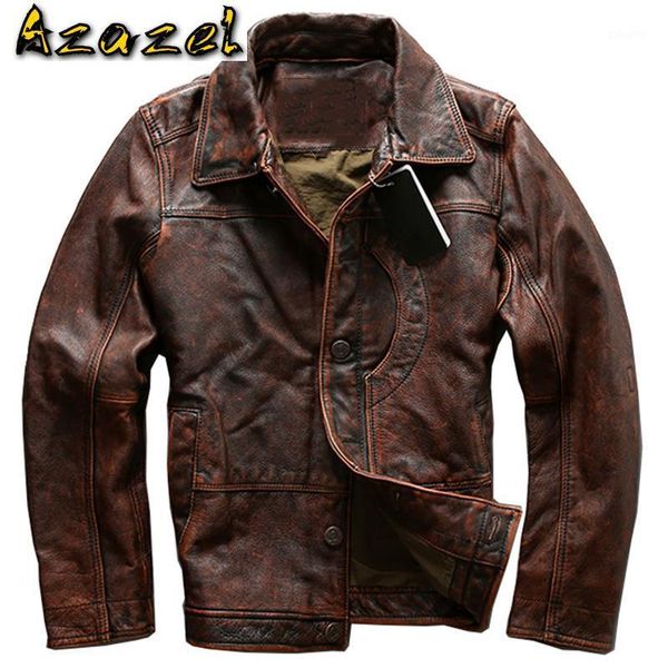 european streetwear calfskin genuine leather jackets man's coat locomotive russian men's jacket real leather overcoats male a5621, Black
european streetwear calfskin genuine leather jackets man's coat locomotive russian men's jacket real leather overcoats male a5621, Black