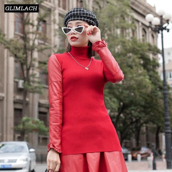 2020 новый лук красный водолазку пуловеры женщины моды harajuku трикотажные свитера дамы высокого шеи кожа с длинным рукавом зимняя одежда, White;black
2020 новый лук красный водолазку пуловеры женщины моды harajuku трикотажные свитера дамы высокого шеи кожа с длинным рукавом зимняя одежда, White;black