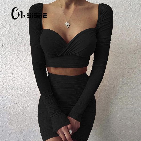 cnyishe winter 2020 two piece sets elegant crop and mini skirts suits women's tracksuit solid office lady matching set suit1, Gray
cnyishe winter 2020 two piece sets elegant crop and mini skirts suits women's tracksuit solid office lady matching set suit1, Gray