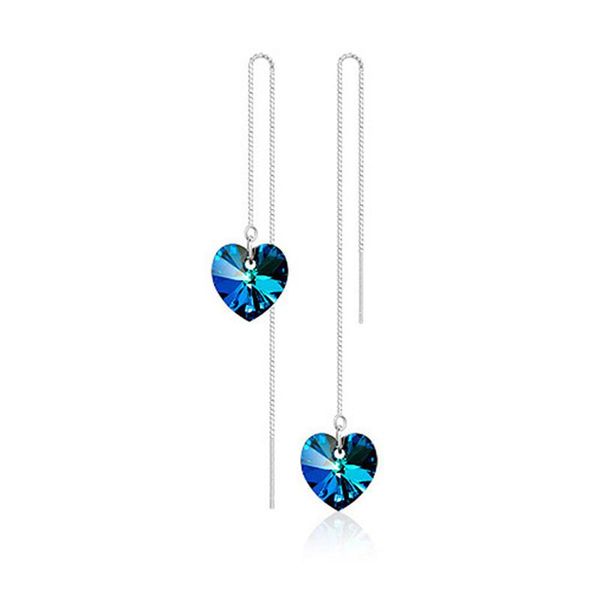 fashion crystal water drop earrings for women wedding ocean heart long tassel dangle earring bar statement jewelry, Silver
fashion crystal water drop earrings for women wedding ocean heart long tassel dangle earring bar statement jewelry, Silver