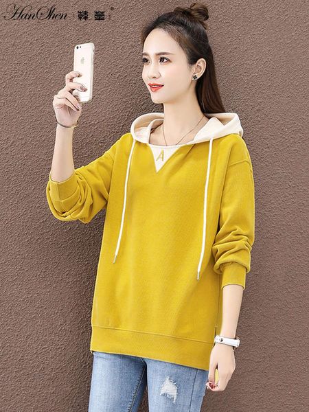 sweater 2020 new women's spring autumn winter loose korean hoodie fashion foreign style pullover thin versatile top, Black
sweater 2020 new women's spring autumn winter loose korean hoodie fashion foreign style pullover thin versatile top, Black