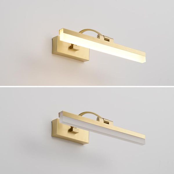 wall lamp led mirror light in the bathroom modern copper makeup vanity for bedroom washroom 8w 20w waterproof sconce
wall lamp led mirror light in the bathroom modern copper makeup vanity for bedroom washroom 8w 20w waterproof sconce