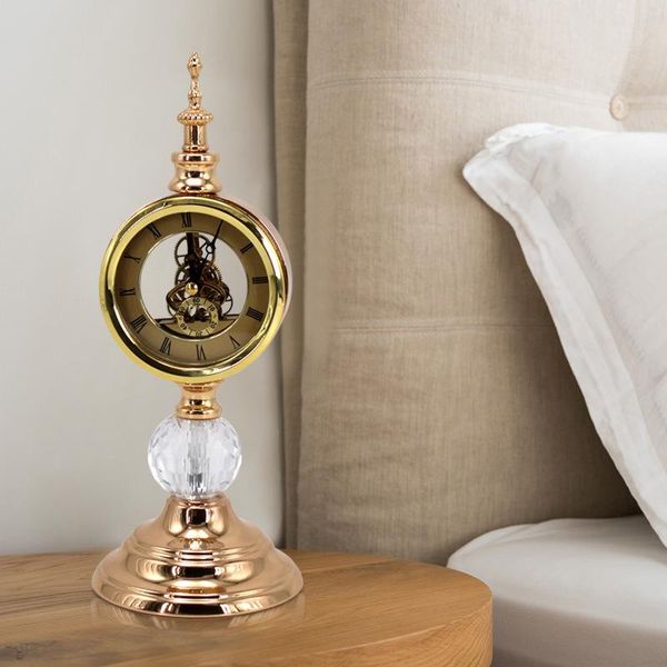 european vintage two-sided clock living room nordic home furnishings crystal clock home decoration
european vintage two-sided clock living room nordic home furnishings crystal clock home decoration