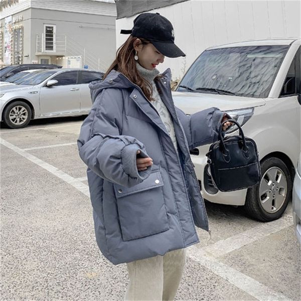 2021 new blue down women short bread chic thick bf harajuku student padded jacket swuc, Black
2021 new blue down women short bread chic thick bf harajuku student padded jacket swuc, Black