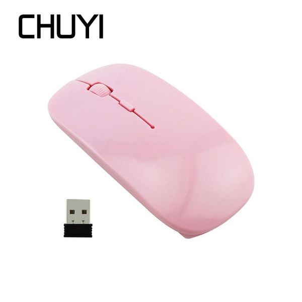 chyi ultra-thin mini wireless pink mouse 2.4g usb optical computer gaming mouse 800/1200/1600dpi pc mice for kids gifts laptop
chyi ultra-thin mini wireless pink mouse 2.4g usb optical computer gaming mouse 800/1200/1600dpi pc mice for kids gifts laptop
