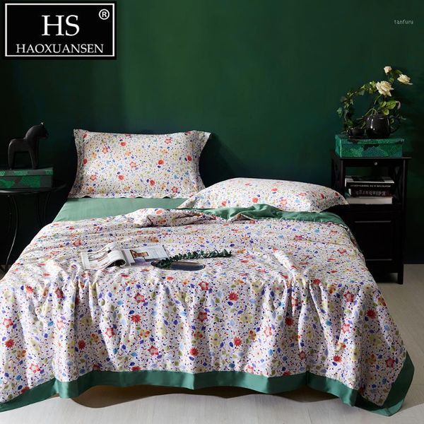 100% lyocell tencel 650 thread count fabric quilt morning glory print thin comforter queen king size bedspread double bed cover1
100% lyocell tencel 650 thread count fabric quilt morning glory print thin comforter queen king size bedspread double bed cover1