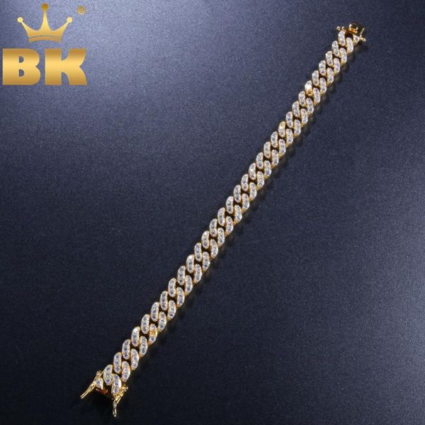 the bling king 9mm cubic zirconia cuban link bracelets for men women fashion hiphop gold silver color bracelet jewelry, Black
the bling king 9mm cubic zirconia cuban link bracelets for men women fashion hiphop gold silver color bracelet jewelry, Black