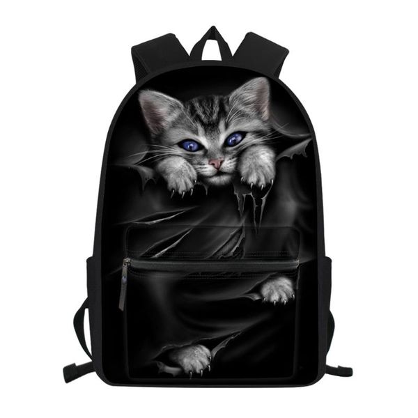haoyun fashion children's canvas backpack gothic cats pattern girls school book bags women's multi-functional travel backpacks
haoyun fashion children's canvas backpack gothic cats pattern girls school book bags women's multi-functional travel backpacks