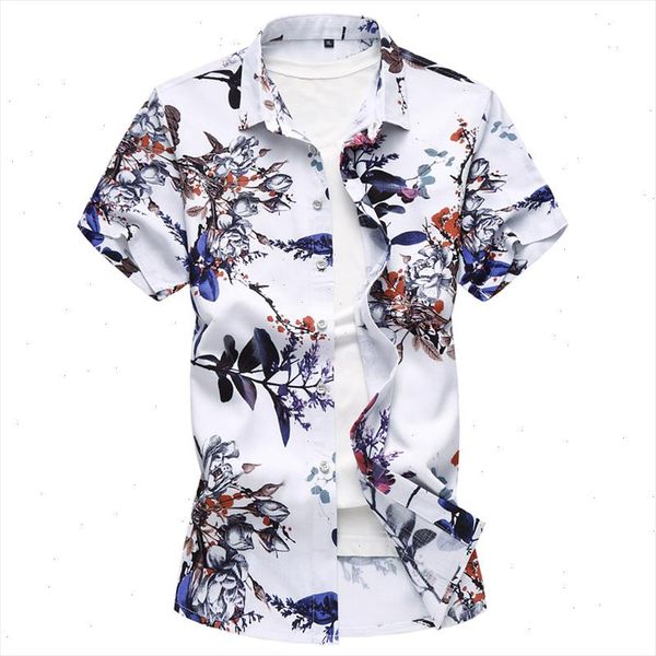 summer business shirt mens casual printing short sleeved shirts men dress stripe shirts mens full size  7xl, White;black 
summer business shirt mens casual printing short sleeved shirts men dress stripe shirts mens full size  7xl, White;black