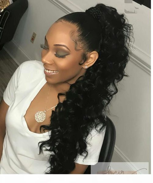100% remy human hair drawstring ponytail hair extension wavy one piece wrap pony tail hairpiece for woman #02 dark brown 20 inches 160g, Black
100% remy human hair drawstring ponytail hair extension wavy one piece wrap pony tail hairpiece for woman #02 dark brown 20 inches 160g, Black