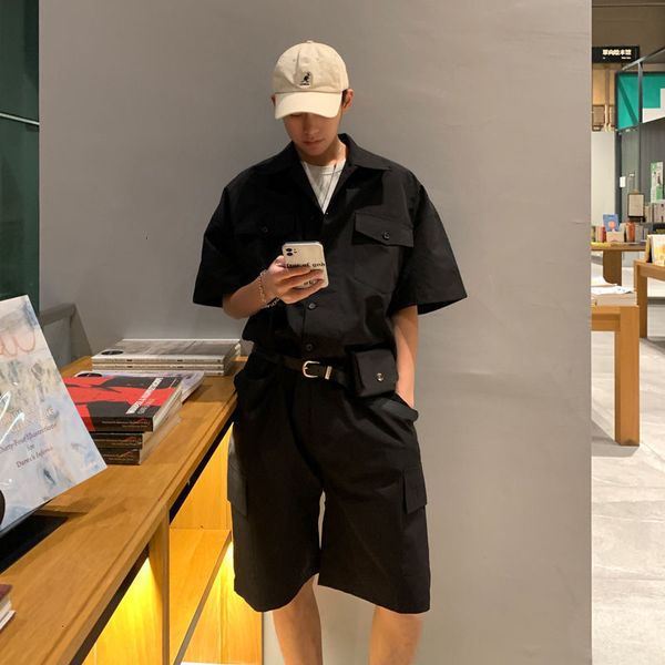 2021 new jumpsuit 2021 sleeve shirts men short pants khaki shorts man clothing ln43, Gray 
2021 new jumpsuit 2021 sleeve shirts men short pants khaki shorts man clothing ln43, Gray