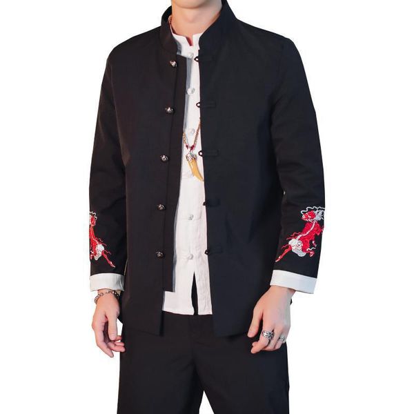 4xl plus size men chinese traditional hanfu coat long sleeve streetwear chinese clothings mens traditional autumn, Red
4xl plus size men chinese traditional hanfu coat long sleeve streetwear chinese clothings mens traditional autumn, Red